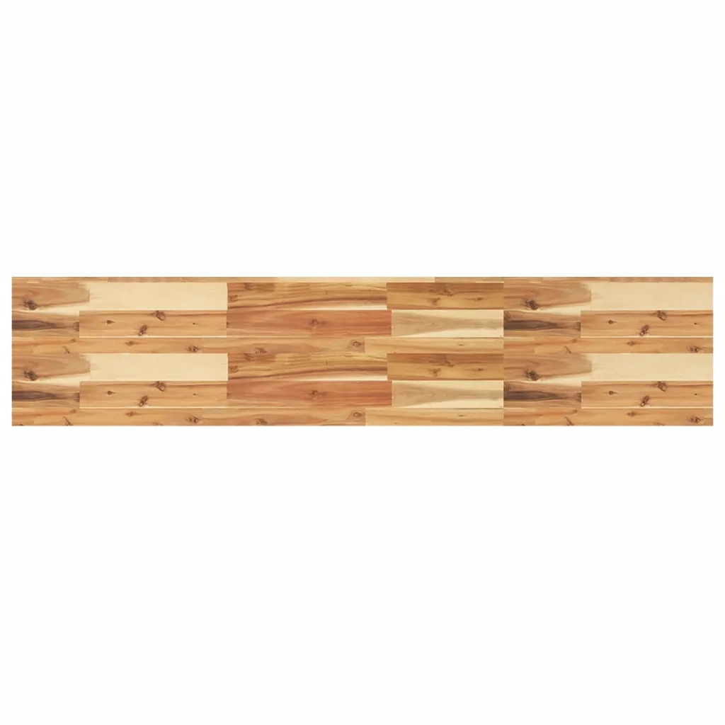 Piano per Tavolo 140x30x4 cm Rettangolare Legno Massello Acacia