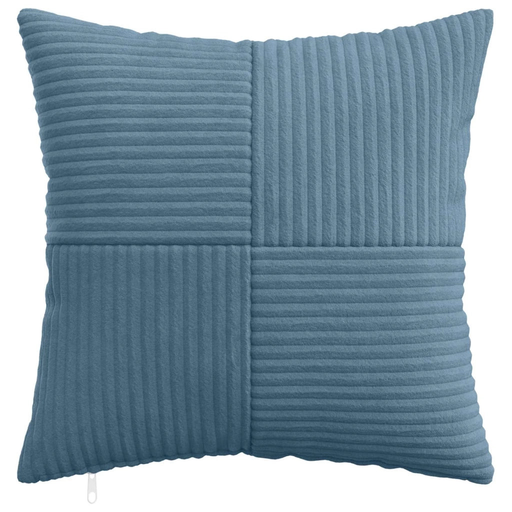 Federa 12 pcs ALMELO Blu 45 x 45 cm corduroy 914766
