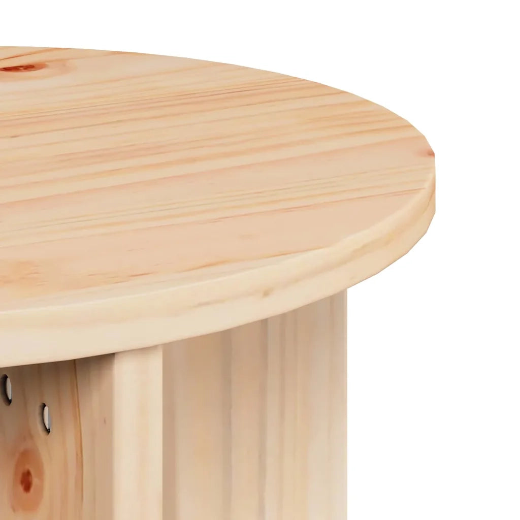 vidaXL Tavolino da salotto 2 pcs Naturale 41,5 x 41,5 x 44 cm