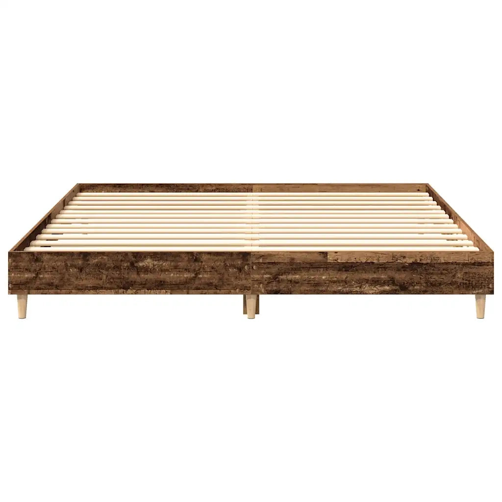 Giroletto senza Materasso Legno Antico 200x200 cm in Truciolato 3328706