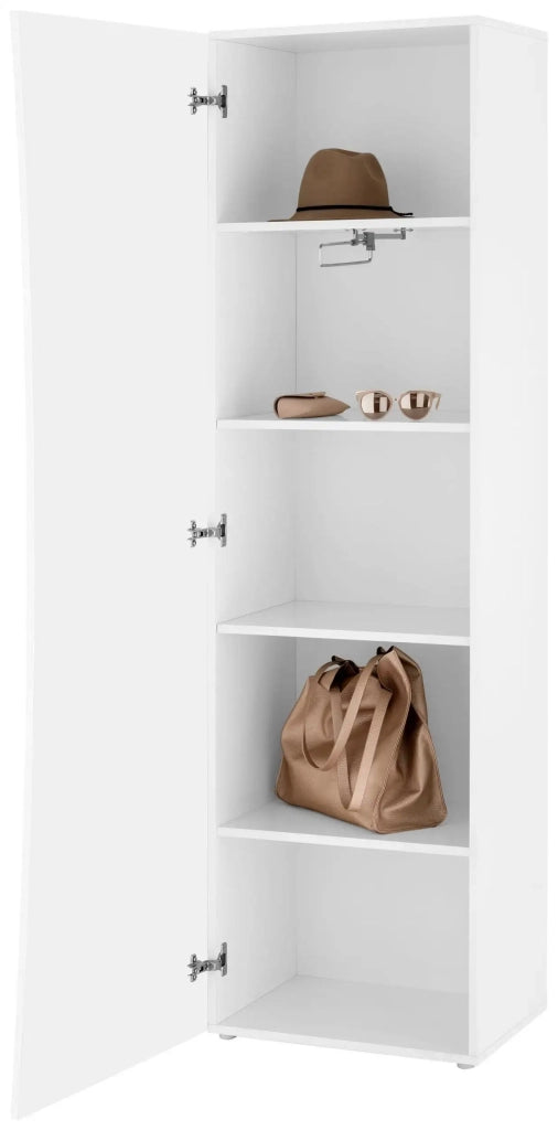 Libreria Calli L 80 x P 24.6 x H 192 cm ardesia, portata per ripiano 5 kg