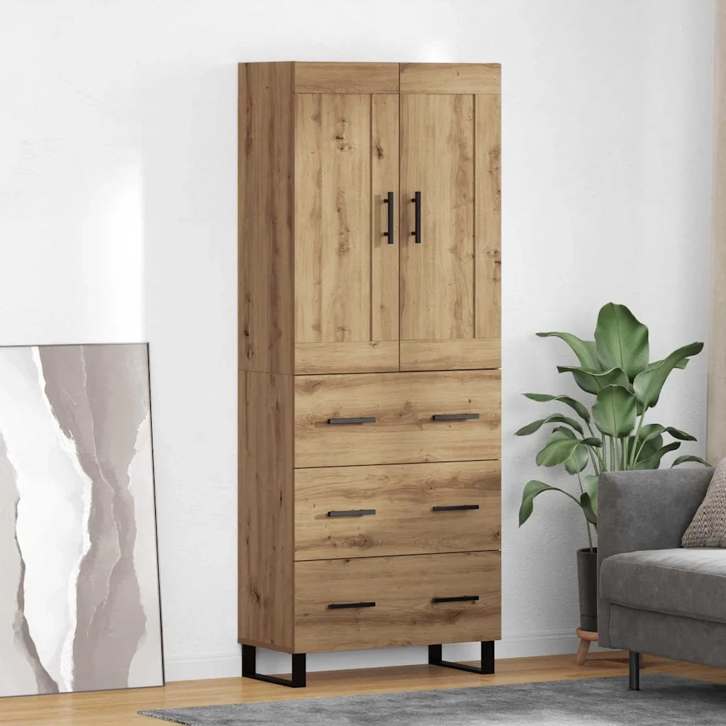 Credenza con cassetto Rovere artigianale 69,5 x 34 x 180 cm 3415950
