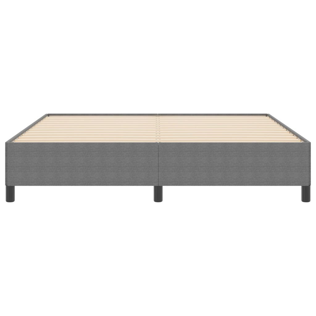 Struttura Letto Grigio Chiaro 180x200 cm in Tessuto Vellutato