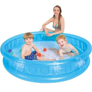 Trade Shop - Piscina Gonfiabile Rotonda Con Lato Morbido A Mosaico 155 X 32 Cm Per Bambini 016181 -