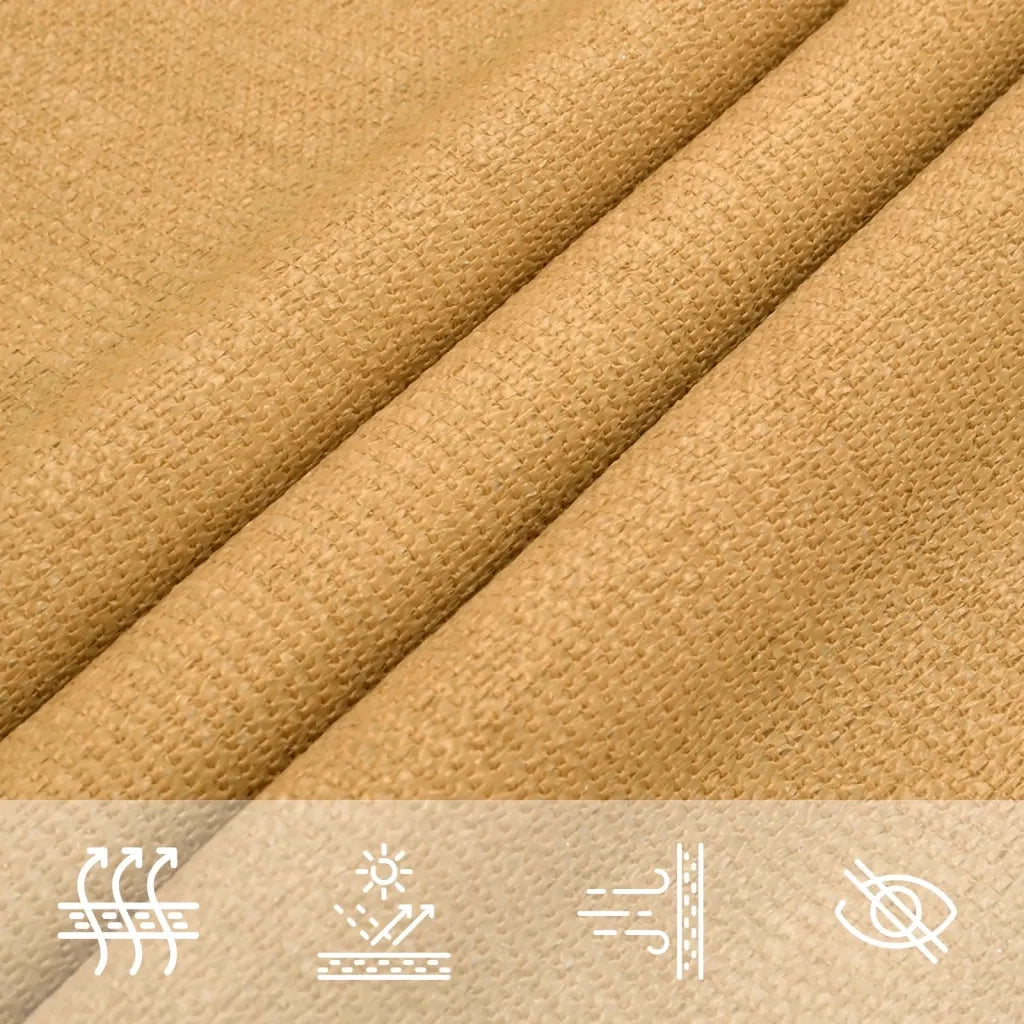 Vela Parasole 160 g/m² Rettangolare Sabbia 3x6 m in HDPE 4002042