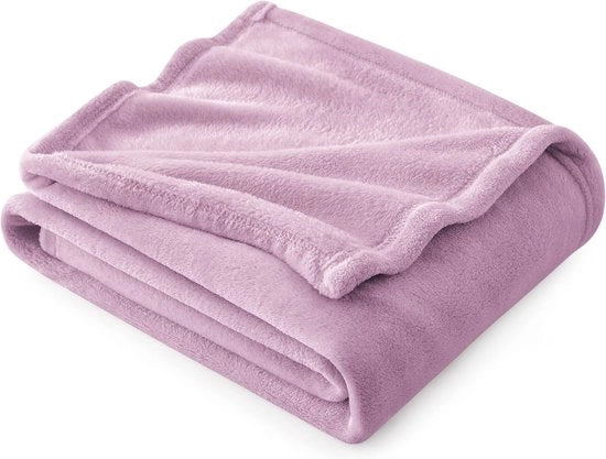 Piumino soffice - deken caldo e morbido - 1 pezzo - viola - 150 x 200 cm
