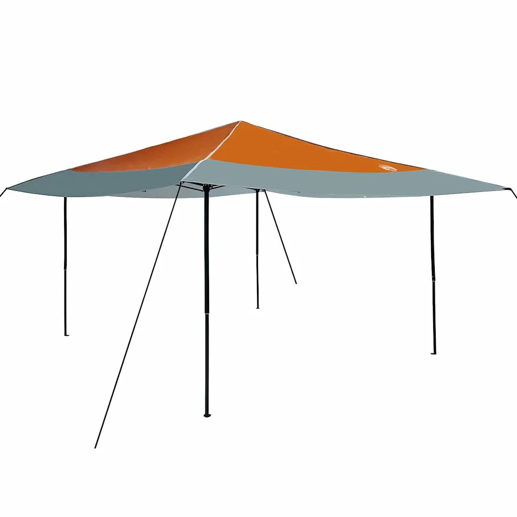 Tenda Gazebo Arancione 395 x 395 x 251 cm Tessuto 42007391
