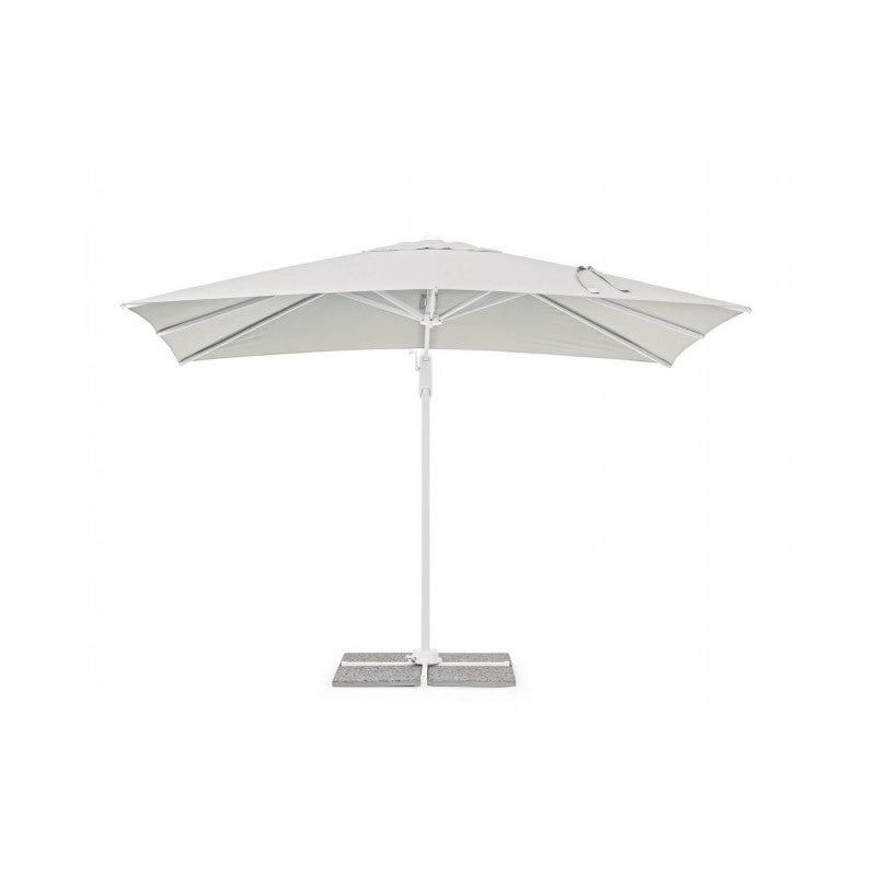Ombrellone braccio Eden bianco/naturale 2x3 m
