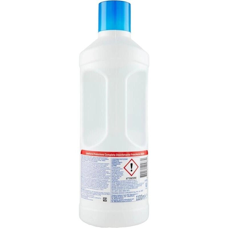 LYSOFORM PAVIMENTI FRESCHEZZA ALPINA SET 12 PZ X 1.1 LT DISINFETTA E PULISCE