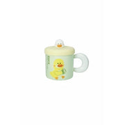 TAZZA L'ALLEGRA COMITIVA  NEW BONE CHINA C/TAPPO E CANNUCCIA SILICONE papera