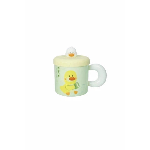 TAZZA L'ALLEGRA COMITIVA  NEW BONE CHINA C/TAPPO E CANNUCCIA SILICONE papera