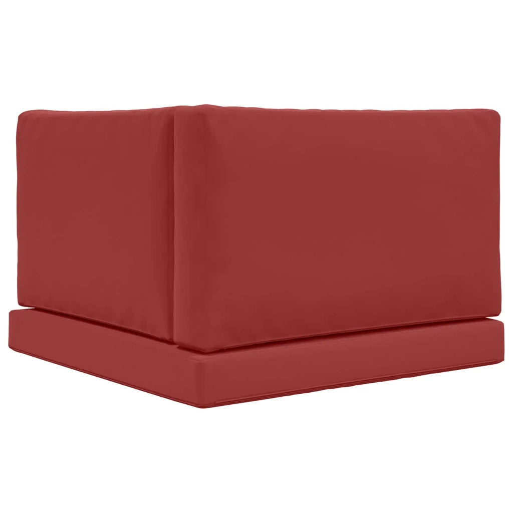 Cuscino per divano da esterno 3 pcs Rosso vino Poliestere
