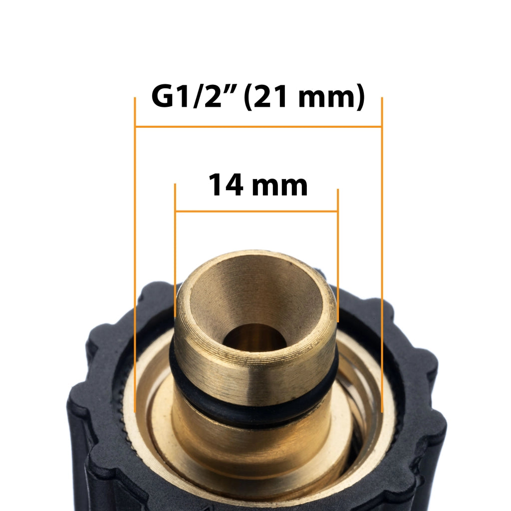 Tubo Alta Pressione 5m – Click Connect, Nylon, PVC | Max 200 Bar, 60°C