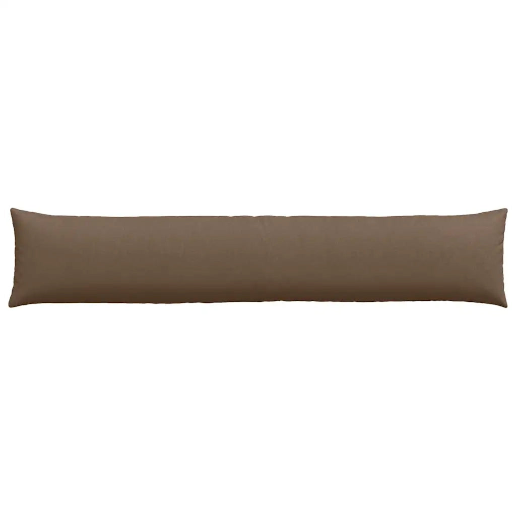 Cuscini da Divano 2 pcs Marrone 200 x 40 cm Tessuto