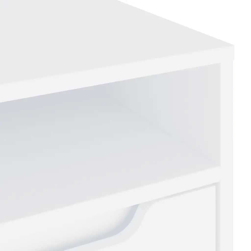 Mobile TV VISNES Bianco 100x40x38 cm in Legno Multistrato 4108292