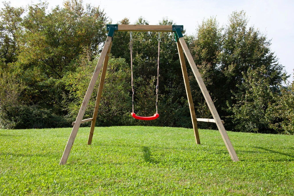 Altalena in legno impegnato Babby 230x160xh195 cm