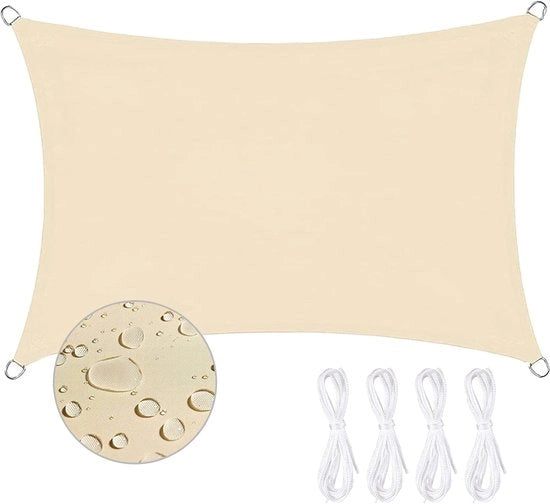 Tende per Giardino e Balcone - Resistente al Tempo e Idrorepellente - 1 pezzo - Giallo Pastello - 2 x 3 m