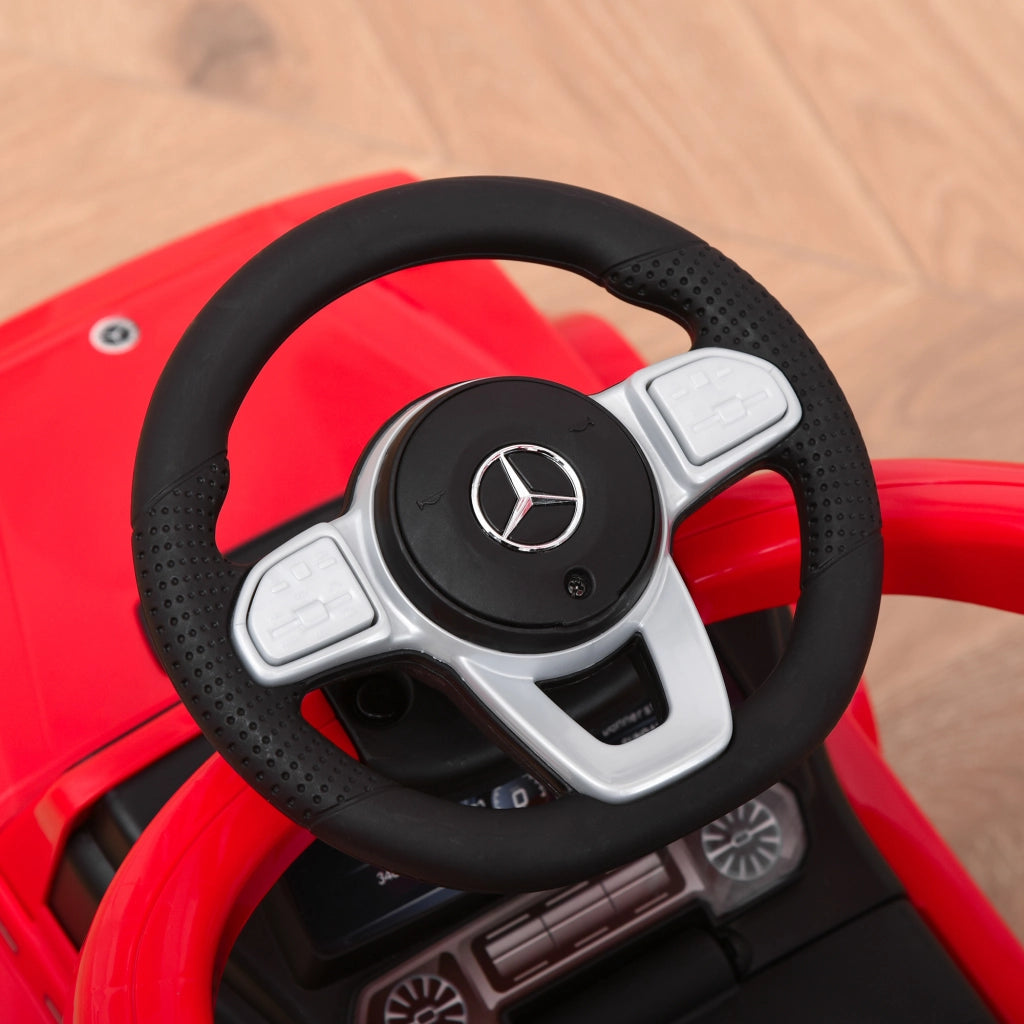 Porteur Auto per Bambini 12-36 Mesi ¨C Xylo ¨C Rosso con Clacson Parasole Pedane