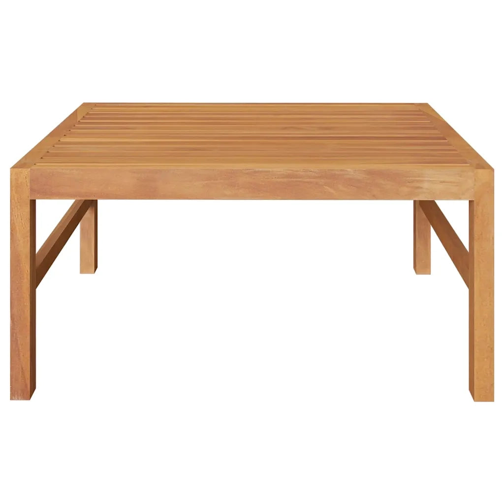 Salotto da Giardino-Set Divani Giardino 2 pz Cuscini Crema in Legno di Teak 465689