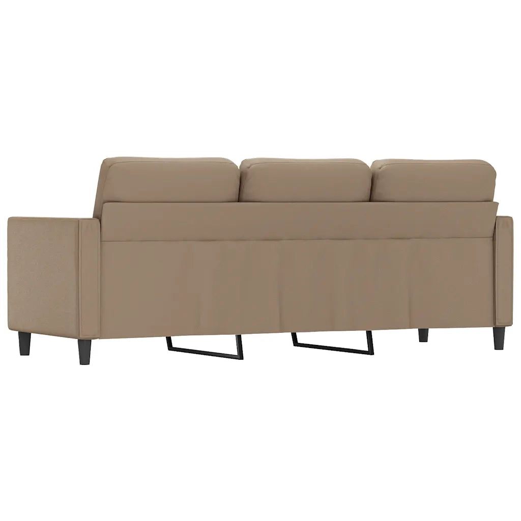 Divano | Divano da soggiorno | Sofa a 3 Posti Cappuccino 180 cm in Similpelle