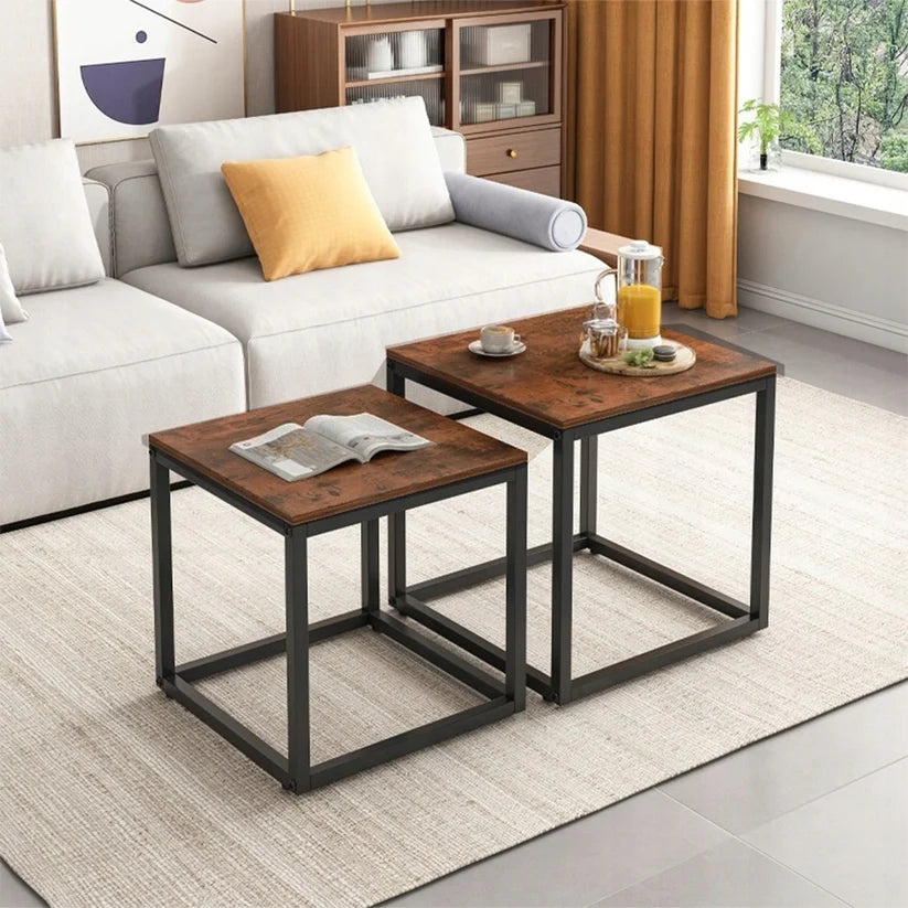 Tavolino da Salotto Marrone 50x50x50,5 cm Ideale per Soggiorno