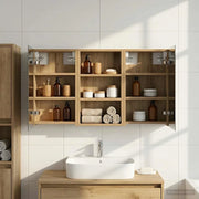 Set di Armadi da Bagno con lo scaffale 3 pcs 90 x 10,5 x 50 cm 3403671