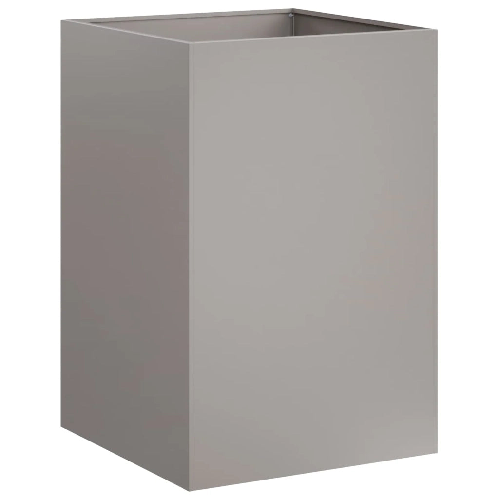 Vaso da giardino 2 pz Ruggine 40 x 40 x 75 cm Acciaio Corten 8005385