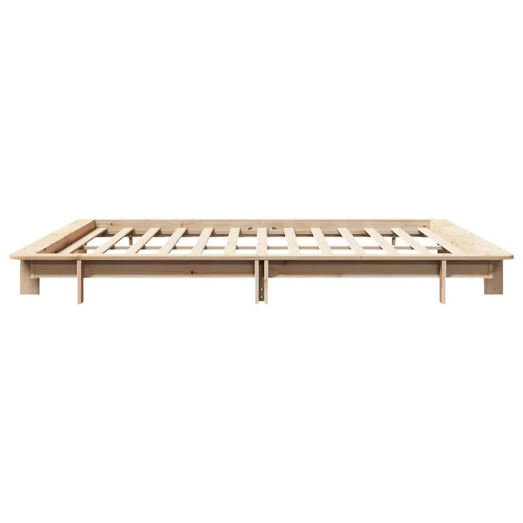 vidaXL Letto senza Materasso 200x200 cm in Legno Massello di Pino