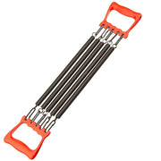 Trade Shop - Estensore Doppia Maniglia Elastico Molla 5 Molle Palestra Sport Fitness 30 Cm -
