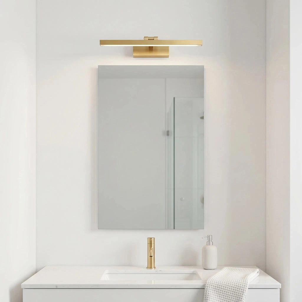 Applique Da Bagno Led APP1864-1W 60 Cm Brush Gold
