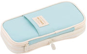 Etui in canapa, organizzatore di materiali da scrivere, scatola per studenti e adolescenti (blu chiaro)