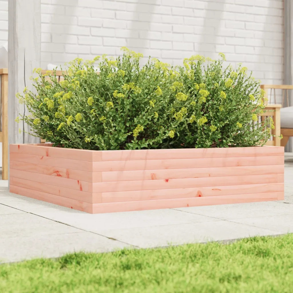 Fioriera da Giardino 90x90x23 cm in Legno Massello di Douglas 847206