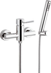 Rubinetto esterno per doccia con doccia duplex serie minimal