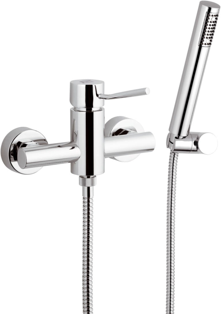 Rubinetto esterno per doccia con doccia duplex serie minimal