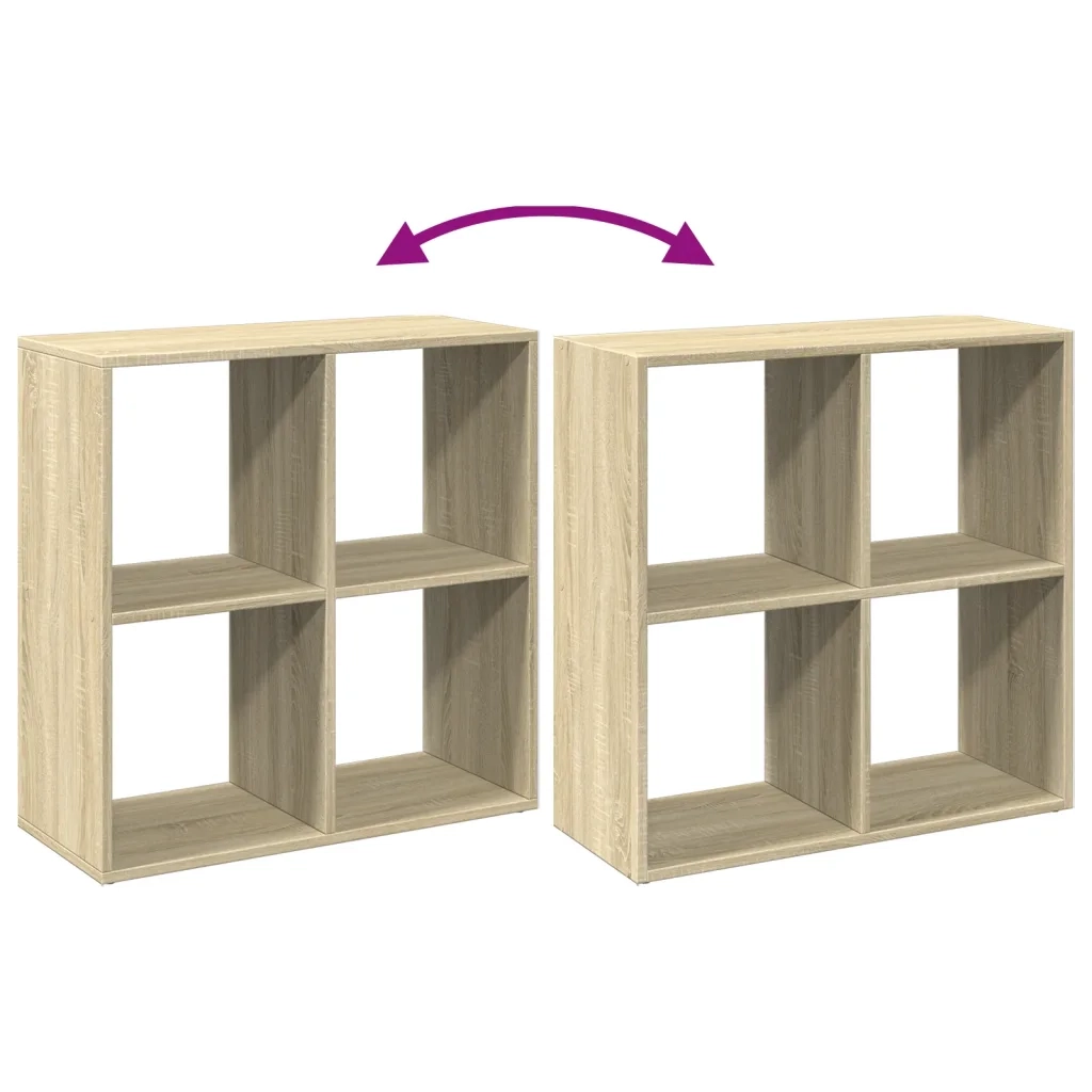 vidaXL Libreria Divisorio Rovere Sonoma 69,5x29x69,5 cm in Truciolato