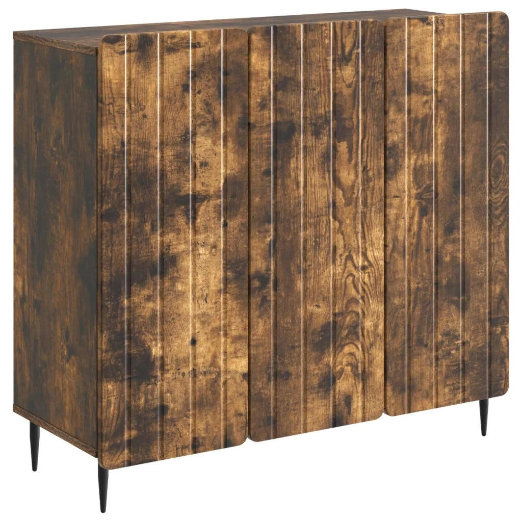 Credenza Rovere Fumo 89 x 34,5 x 82 cm Legno ingegnerizzato