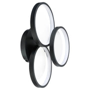 Lampada Da Parete Applique Led App1919-w Black