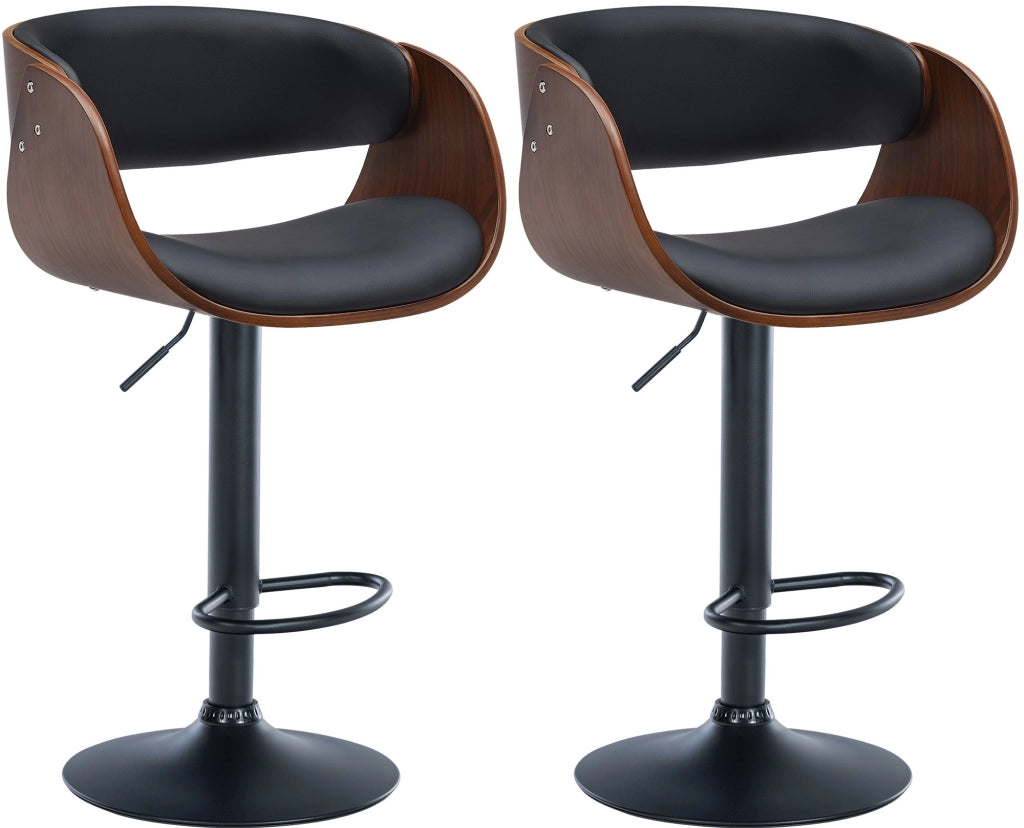 Set di 2 sgabelli da bar Portmore ecopelle B