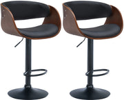 Set di 2 sgabelli da bar Portmore ecopelle B