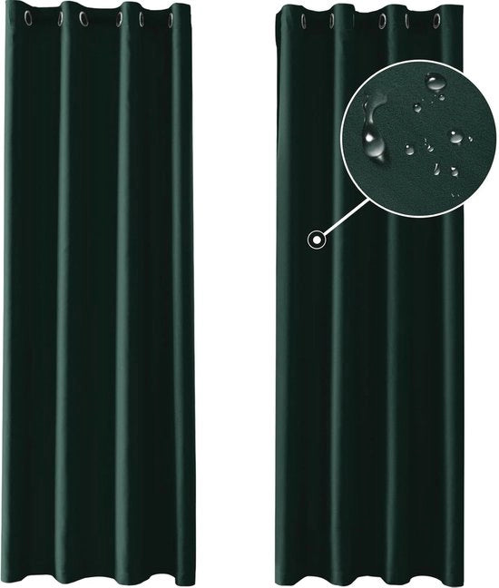 Gordini pronti da appendere con ganci - Gordini da appendere - Gordini intermedio - Verduroscienza - Camera da soggiorno - Camera da letto - Decorazione per finestre - Casa - Arredamento