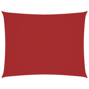 Parasole a vela | Telo Ombra | Vela da ombra Oxford Rettangolare 2x3,5 m Rosso