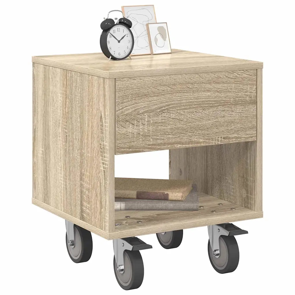 Comodino 2 pcs Rovere Sonoma 40,5 x 40 x 48 cm