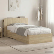 Telaio del letto con storage Rovere Sonoma 90 x 190 cm 3433715