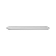 Plafoniera LED Ovale Bianca in Materiale Sintetico con Telecomando, Lampada da Soffitto a Pannello Clarella