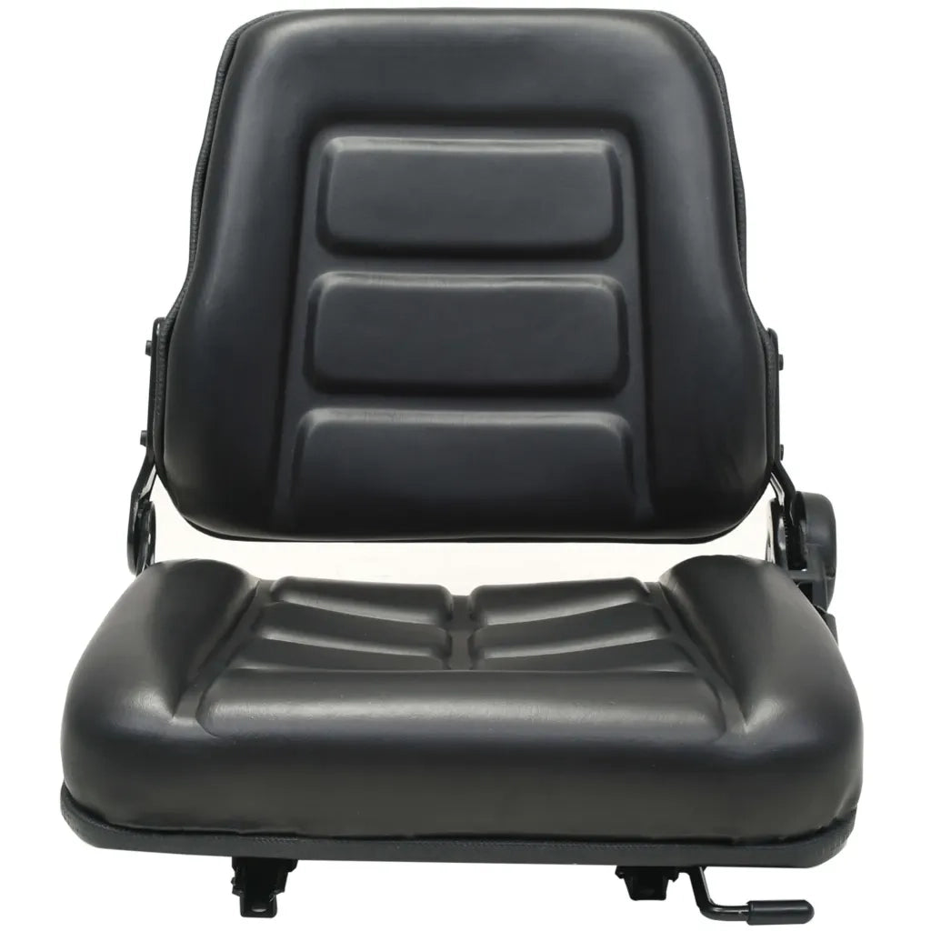 Sedile per Trattore e Muletto con Schienale Regolabile Nero CFW6012434