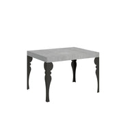 Tavolo Allungabile 120-204x80x77 cm Paxon Cemento e Antracite