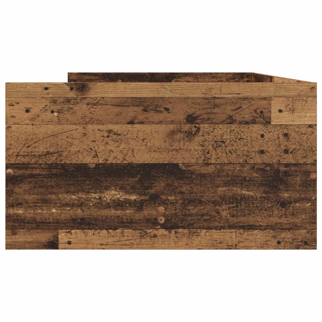 Struttura del letto con cassetto Legno antico Pino massello 3429616