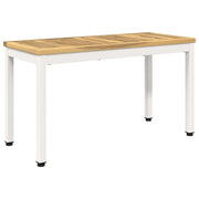 Panchina da giardino 80,5 x 35 x 45 cm Legno di Acacia Massello 901747