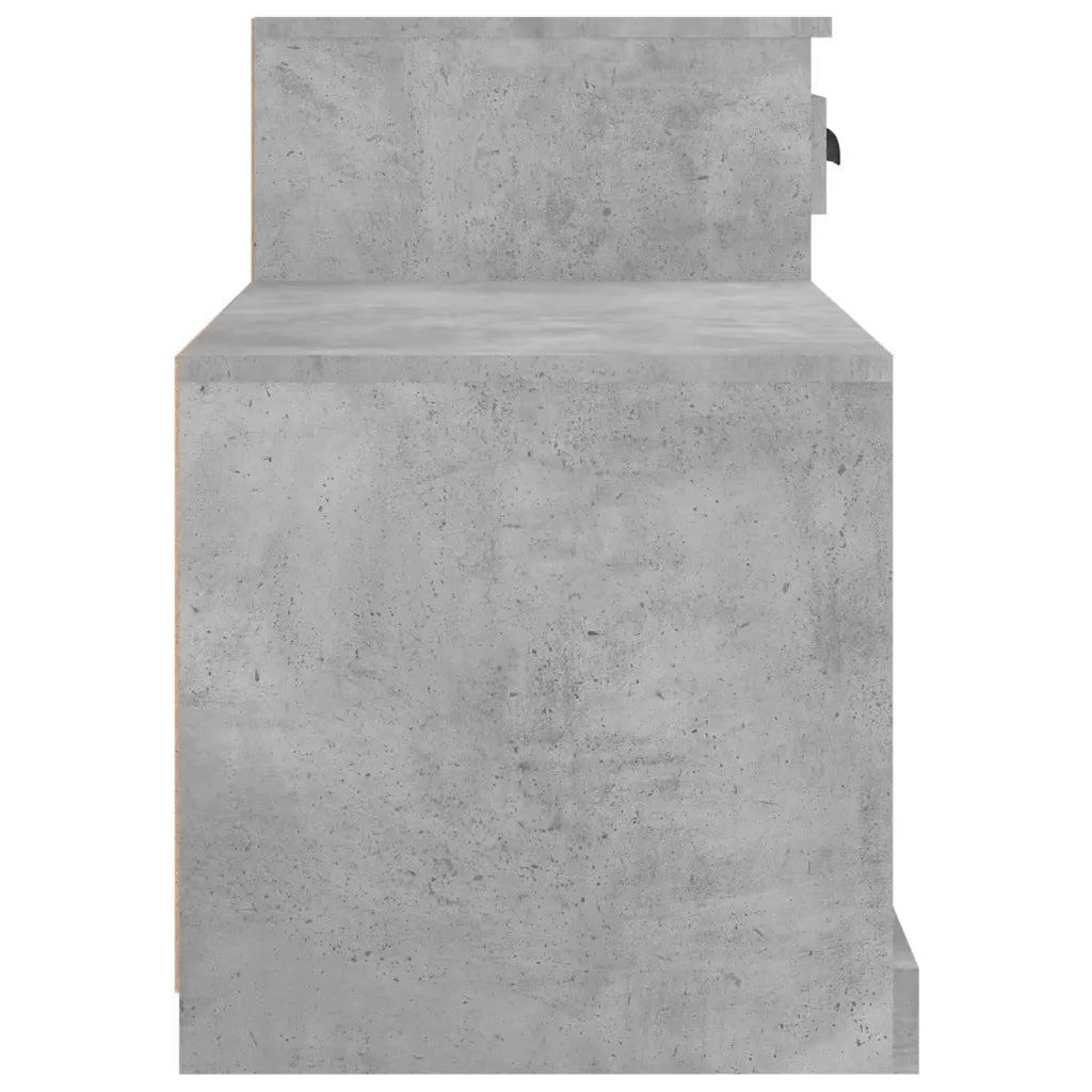 Scarpiera-Scaffale per scarpe Grigio Cemento 100x42x60 cm in Legno Multistrato