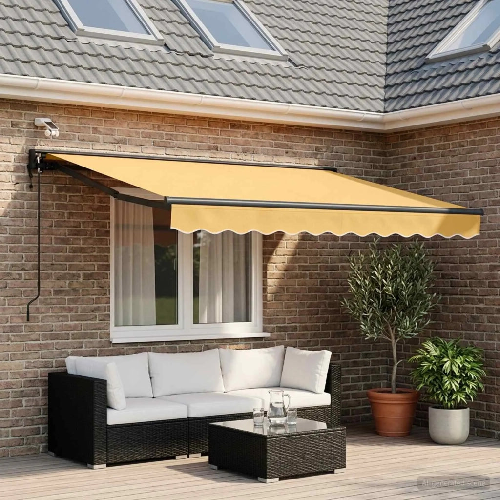 Tettuccio Elettrico Retrattile Sabbia 3,5 x 2 m 3425740